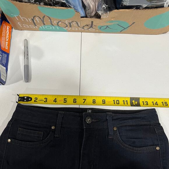 Just Black Denim USA Low Rise Skinny Jeans BP790 Size 28 Dark Wash Classic - Picture 6 of 8